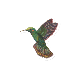 Humming Is Free Die-Cut Magnet